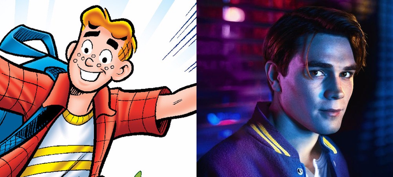 Left image: Archie Comics Right image: CW